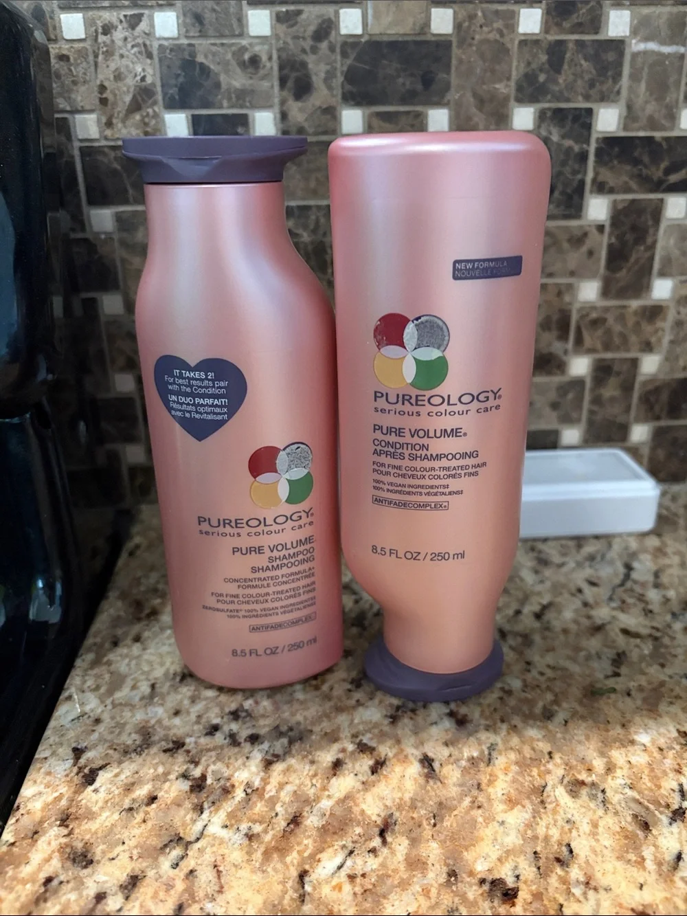 Pureology Pure Volume Shampoo & Conditioner Duo in Rose Pink